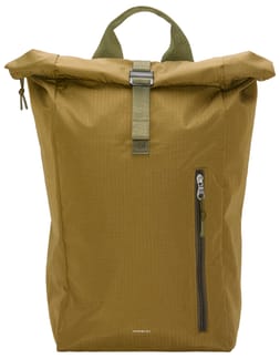 Grid Rolltop Backpack Bag 16" Black
