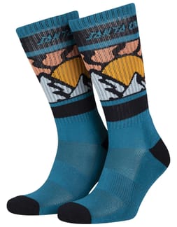 Vista Strip Sock Verdigris