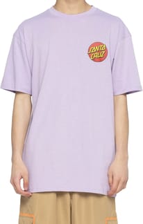 Classic Dot Chest T-Shirt Digital Lavender