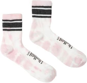 Merino Tube Socks Rock Salt Tie-Dye