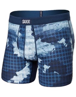 Droptemp Cool Mesh Boxer Brief Fly Cloud Drop Camo Navy