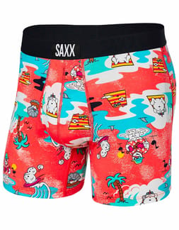 Ultra Super Soft Boxer Brief Snow Days Hot Coral