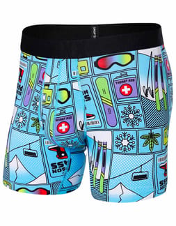 Droptemp Cool Coton Boxer Brief Season Pass Light Blue