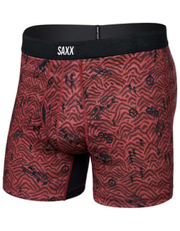 Droptemp Cool Mesh Boxer Brief Fly Head For The Hills Red