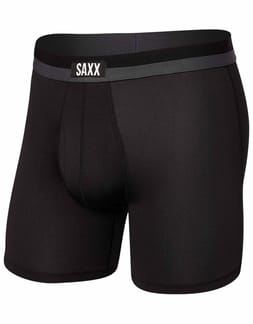 Sport Mesh Boxer Brief Fly Black