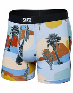 Vibe Super Soft Boxer Brief Baja Bound Chambray Multi