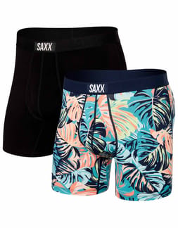Ultra Super Soft Boxer Brief Fly 2Pk Mr. Phil O. Dendren / Black