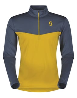 Pullover M's Defined Light Metal blue/Mellow yellow