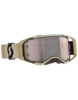 Goggle Prospect Beige / Brown / Silver Chrome Works