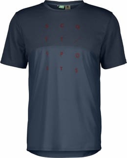 Trail Flow DRI M Tee Dark Blue/Metal Blue
