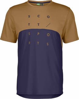 Trail Flow DRI M Tee Silt Beige/Cyber Purple