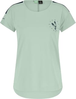Trail Flow DRI W Shirt Fresh Green/Metal Blue