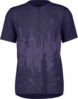 Trail Flow Zip M Shirt Cyber Purple