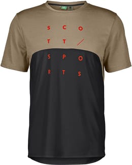 Trail Flow DRI SS Tee M Toast Beige/Black