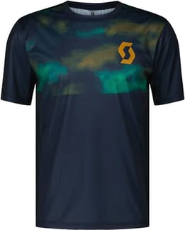 Trail Vertic SS Tee M Dark Blue/Bread Brown