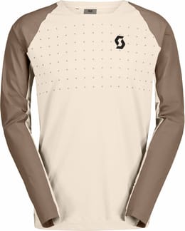 Trail Vertic Pro LS Tee M Cotton White Toast Beige