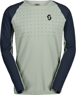 Trail Vertic Pro LS Tee M Spray Grey Dark Blue