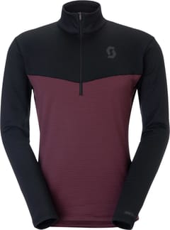 Defined Light Pullover M Cocoa Red/Black