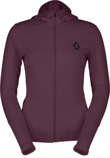 Defined Light Hoody W Cocoa Red