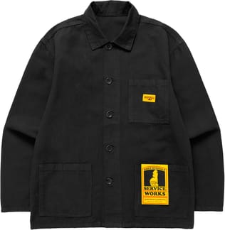 Canvas Chore Shirt Black