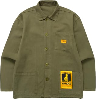 Canvas Chore Shirt Olive
