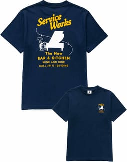 Bar Kitchen Tee Navy