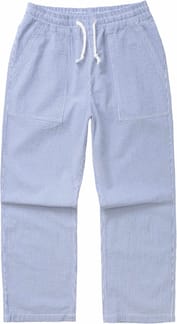 Seersucker Chef Pants Navy Stripe