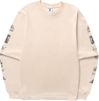 Bootleg Long Sleeve Tee Natural