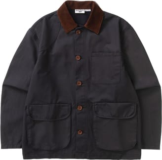 Waxed Barn Coat Black