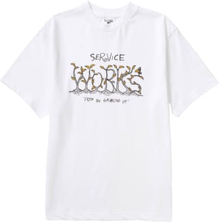 Ground Up Tee White