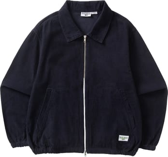Fine Cord Work Jacket Navy