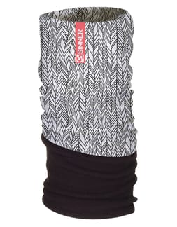 Fleece Bandana Irr. Lines Black/White