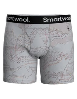 Merino 150 Print Boxer Brief Boxed Light Gray