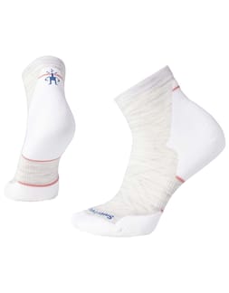 Women's Run Targeted Cushion Ankle Socks Ash