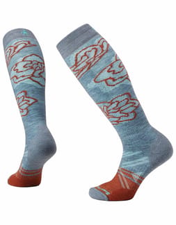 Women's Ski Full Cushion Pattern OTC Soc Pewter Blue