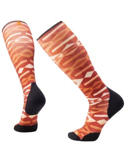 Ski Targeted Cushion Colliding Clouds Pr Orange Rust