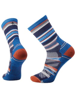Hike Light Cushion Panorama Crew Socks Deep Navy