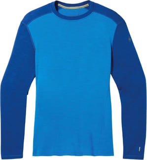 Men'S Classic Thermal Merino Base Layer Next To Skin Blueberry Hill Laguna Blue