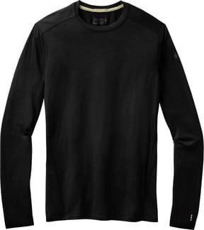 Men'S Classic All-Season Merino Base Layer Long Sleeve Black