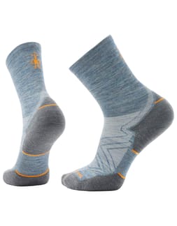 Run Targeted Cushion Mid Crew Socks Pewter Blue