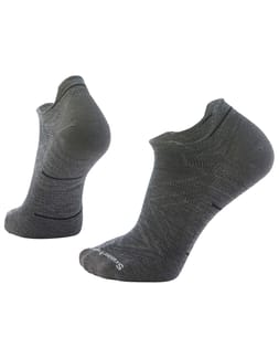 Run Zero Cushion Low Ankle Socks Medium Gray