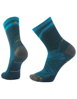 Run Zero Cushion Mid Crew Socks Twilight Blue