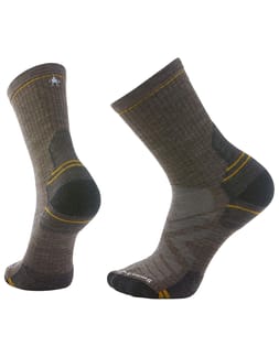 Hike Targeted Cushion Mid Crew Socks Taupe