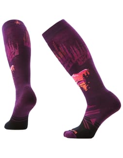 W Ski Full Cushion Alpine Auroras OTC Socks Purple Iris