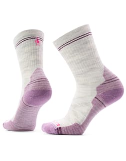 W Hike Light Cushion Crew Socks Ash/Purple Dawn