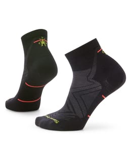 W Run Zero Cushion Ankle Socks Black