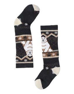 K Wintersport Full Cushion Polar Bear OTC Socks Charcoal