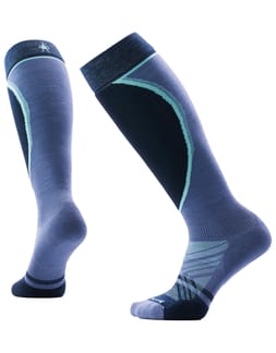 W Ski Targeted Cushion Extra Stretch OTC Socks Nightfall Blue