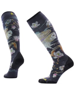 W Ski Zero Cushion Nightwatcher Print OTC Socks Black