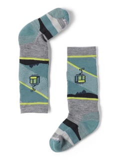 K Wintersport Full Cushion Gondola Games OTC Socks Light Gray